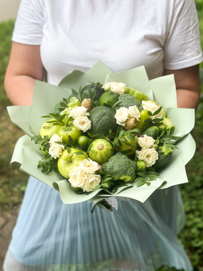 букет из овощей и фруктов