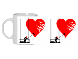 Кружки для влюбленных, на 14 февраля