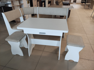 Кухонный уголок "Березка эконом белый new " (БР)