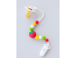 Мини-держатель для пустышки Клубничка