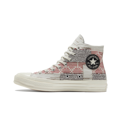 Купить Кеды Converse Chuck 70 Patchwork белые высокие 170059C
