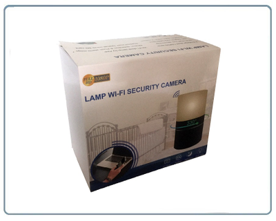 Моторизированная IP видеоняня WiFi (Настольная лампа с диммированием света и выбором цвета подсветки) с DVR, Full HD 2 Mp (HDSmartIPC)