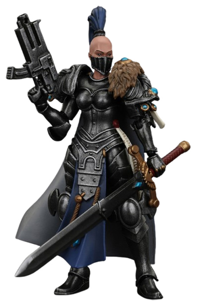 Сестры Безмолвия - Недремлющая (вигилатор) Железных Рысей (Warhammer Horus Heresy) - КОЛЛЕКЦИОННАЯ ФИГУРКА 1/18 Sisters of Silence Argent Lynx Vigilator 1 (JT00836) - JOYTOY