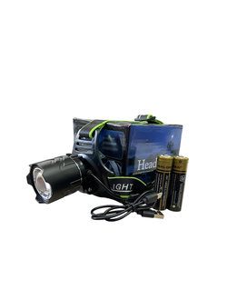 фонарь налобный #MX-A25 2 акум. бат, провод (холодный свет)