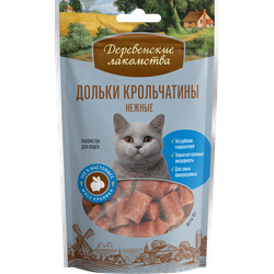 Деревенские лакомства, Дольки крольчатины нежные для кошек, 45 г
