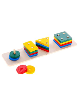 Пирамидка логическая "Фигуры"