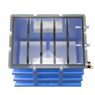 Вакуумный шкаф 288 л для дегазации трансформаторного масла