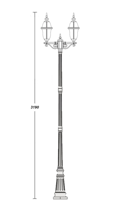 Садово-парковый светильник  Florida 2