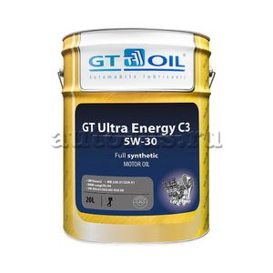 Масло моторное GT OIL GT Ultra Energy C3 5W-30 синтетическое 20 л 8809059407943