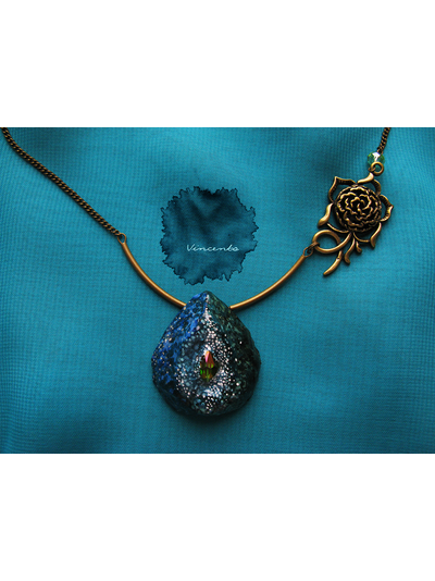 Кулон в виде морской капли - "Капля Крыма"