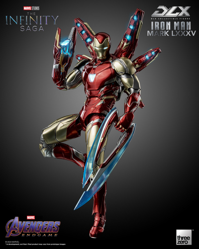 Железный Человек (Iron Man) - Коллекционная фигурка 1/12 SCALE The Infinity Saga DLX Iron Man Mark 85 (3Z02500C0) - Threezero