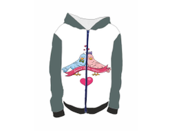 Толстовка 3D с полной запечаткой #7 на День влюблённых, 14 февраля