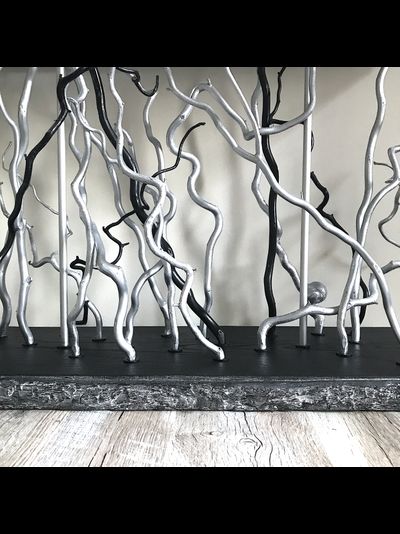 Декоративная дизайнерская лампа настольная forest