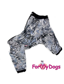 Комбинезон Граффити Серый