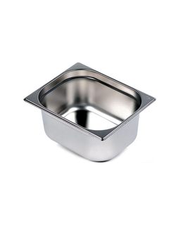 Гастроёмкость стандартная 1/2-150, нержавеющая сталь