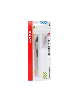 Нож скальпель 142 мм deVENTE + 5 лезвий