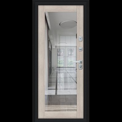 Thermo Флэш Декор-2 Букле черное/Cappuccino Veralinga