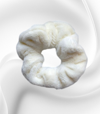 Набор резинок для волос из искусственного меха, размер 10 см