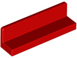 Panel 1 x 4 x 1, Red (30413 / 4142860 / 4171662 / 4233254 / 4247100 / 4546878 / 6046379)