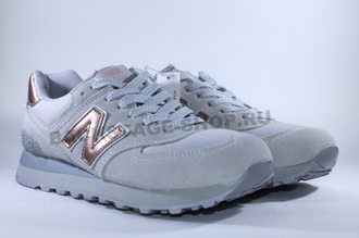 Кроссовки N Balance 574 Light Brown/Gold