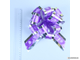 Бант-шар №5 «Воздушные сердца» фиолетовый