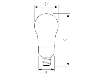 Энергосберегающая лампа Philips Terracotta А65 12w E27