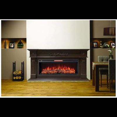 Линейный электрокамин Лидс AO с очагом Joker 45