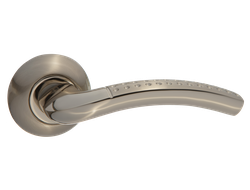 Ручка дв. PUERTO  "AL 510-08" SN/NP, никель матовый -  никель блестящий