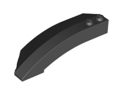 Wedge 8 x 3 x 2 Open Right, Black (41749 / 4195701 / 4205272 / 4286970 / 6185619 / 6271278)