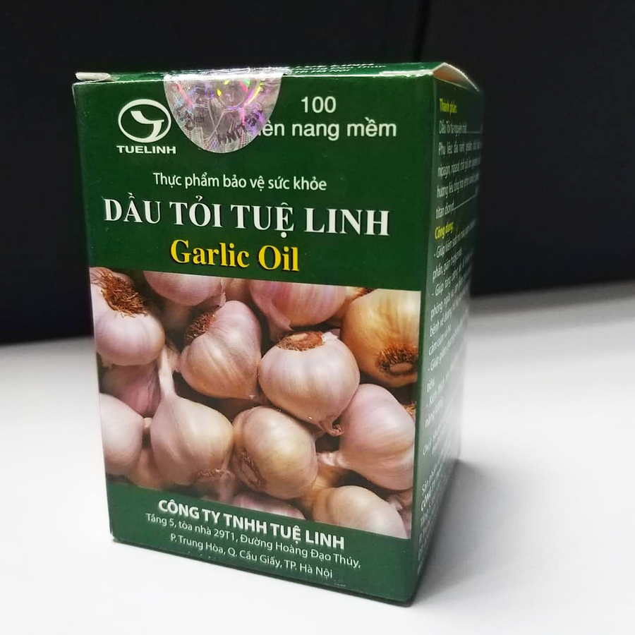 Капсулы Dau Toi Tue Linh с МАСЛОМ ЧЕСНОКА Garlic Oil (Вьетнам)