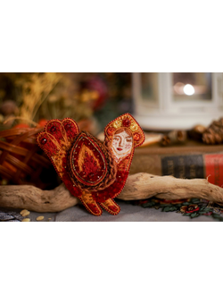 Брошь "Жар-Птица"