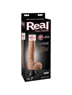 1517-21 PD Вибромассажер реалистик на присоске Real Feel Deluxe 9 No.7 водонепронецаемый