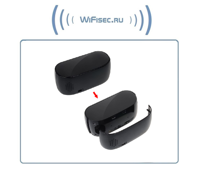 IP видеоняня WiFi (Часы настольные, овальные) с аккумулятором  с DVR, Full HD  (Pro iCam)