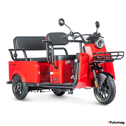 Электротрицикл Wanshida LC-F200 60V 1000Вт красный