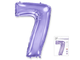 Цифра фольгированная Лиловая 102 см.