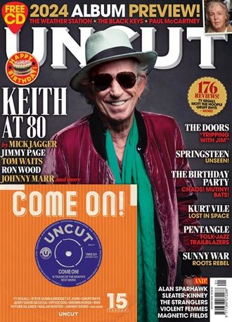 Uncut Magazine January 2024 Keith Richards Cover, Иностранные музыкальные журналы, Intpressshop