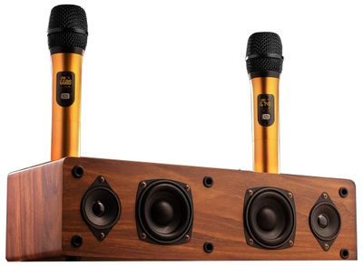 Акустическая караоке-система KS-120W с двумя беспроводными микрофонами