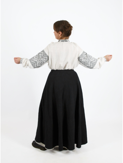 Юбка «Базовая» крапива черная