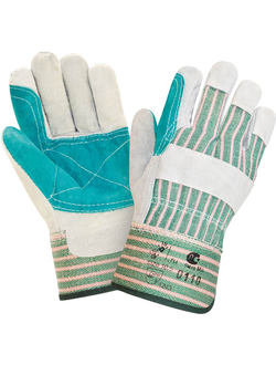 Перчатки спилковые комбинированные с усилением (тип ДОКЕР)