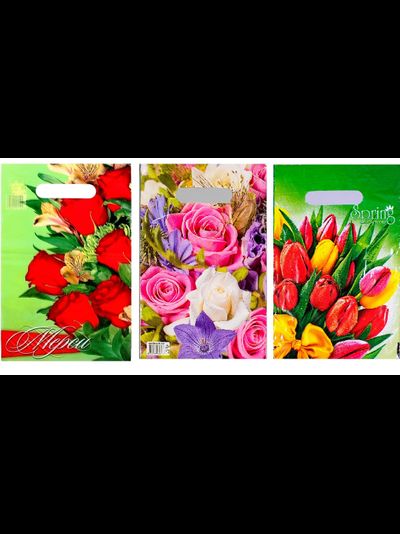 Пакет п/э, 30х20 см, МИКС