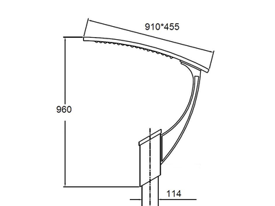 Садово-парковый светильник  Стрит 11 Led 50W