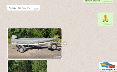 Тент на лодку Terhi 400