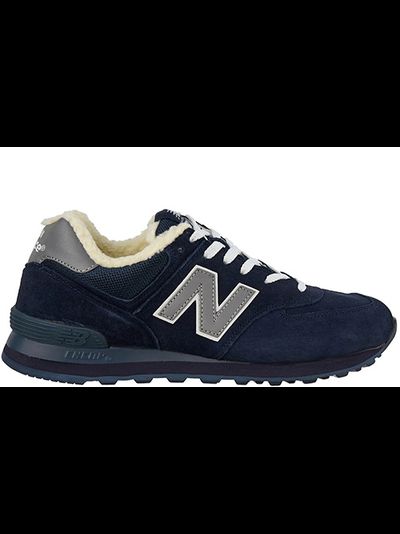 New Balance 574 Navy Blue с мехом