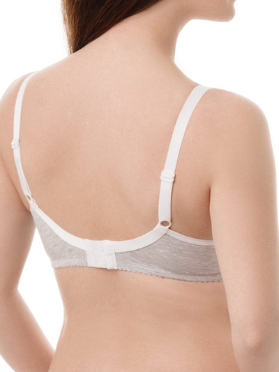 Cерый бюстгальтер дородовой 4438