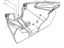 Поддон передний оригинал BRP 502006821 для BRP Ski-Doo