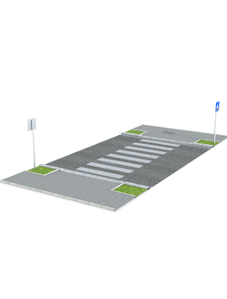 дороги Дорога 2+тротуары+переход