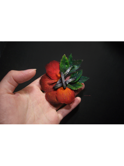 Брошь с лепестками роз "Возвращая Воспоминания", украшение в стиле готики