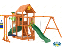 Детская площадка IgraGrad Крафт Pro 4 с трубой мод.2