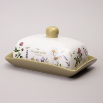 Масленка "Цветочная история" 17*12,5*8,5 см