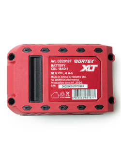 аккумулятор WORTEX платформы ONE FOR ALL (ALL1/XLT)